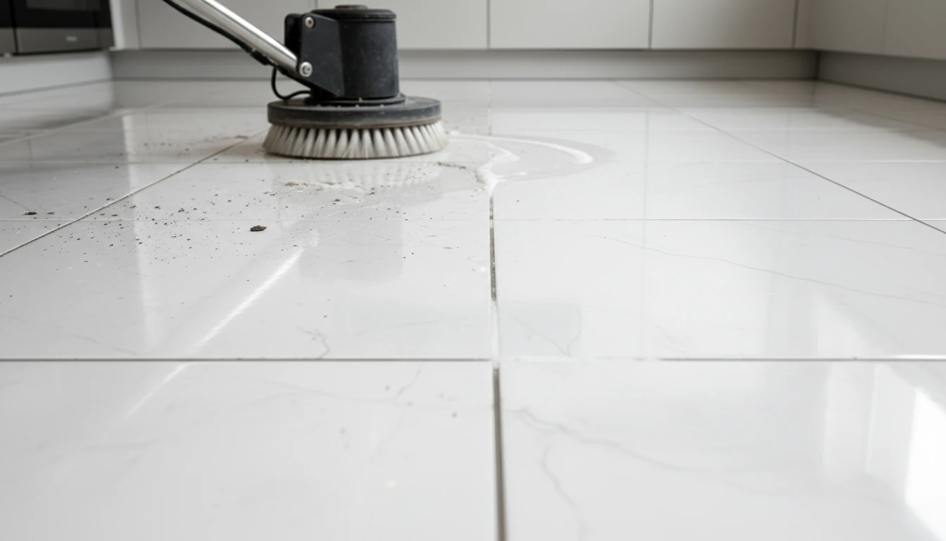 Clean vs sealed grout comparison